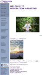 Mobile Screenshot of meditationmagazine.info